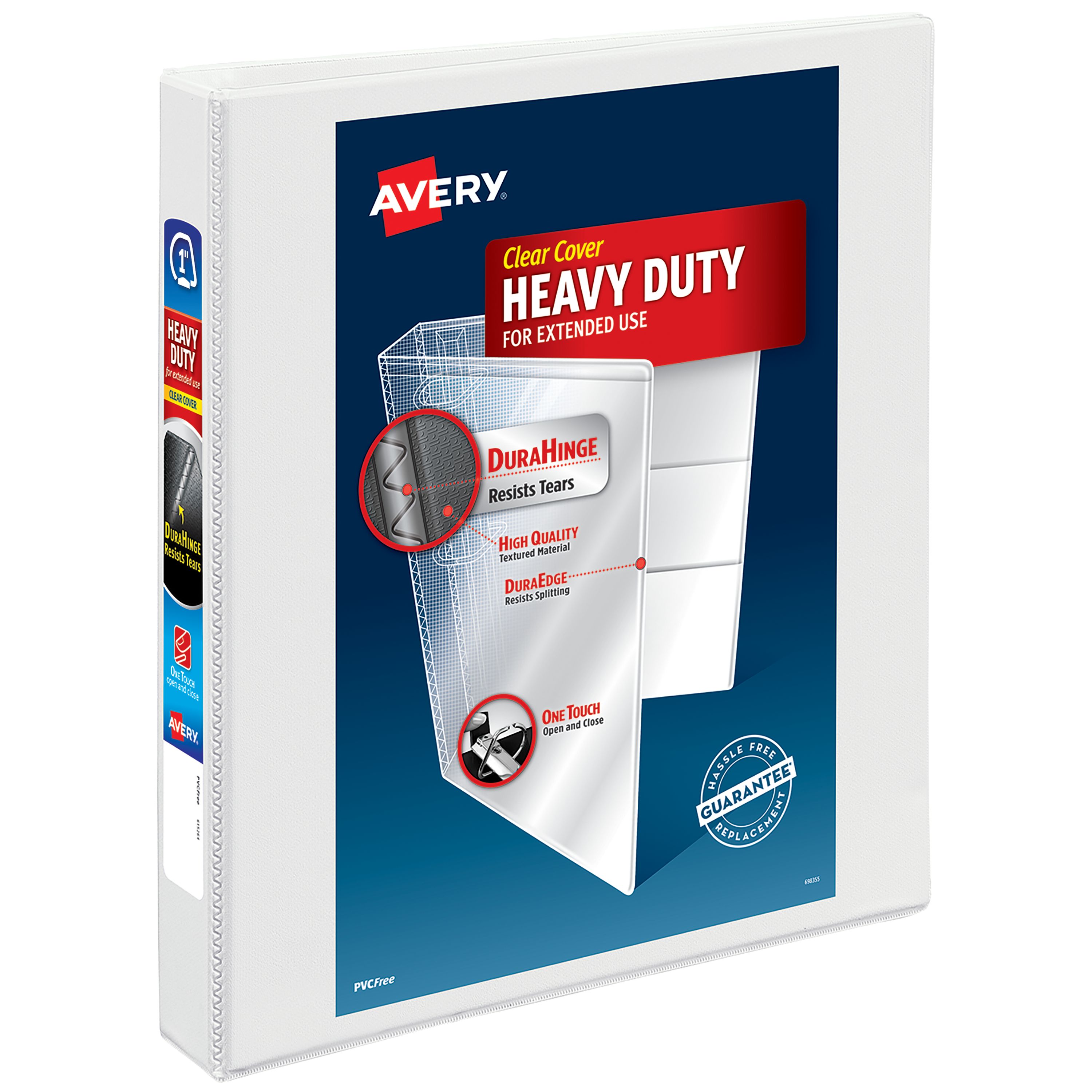 Heavy-Duty View 3 Ring Binder, 1